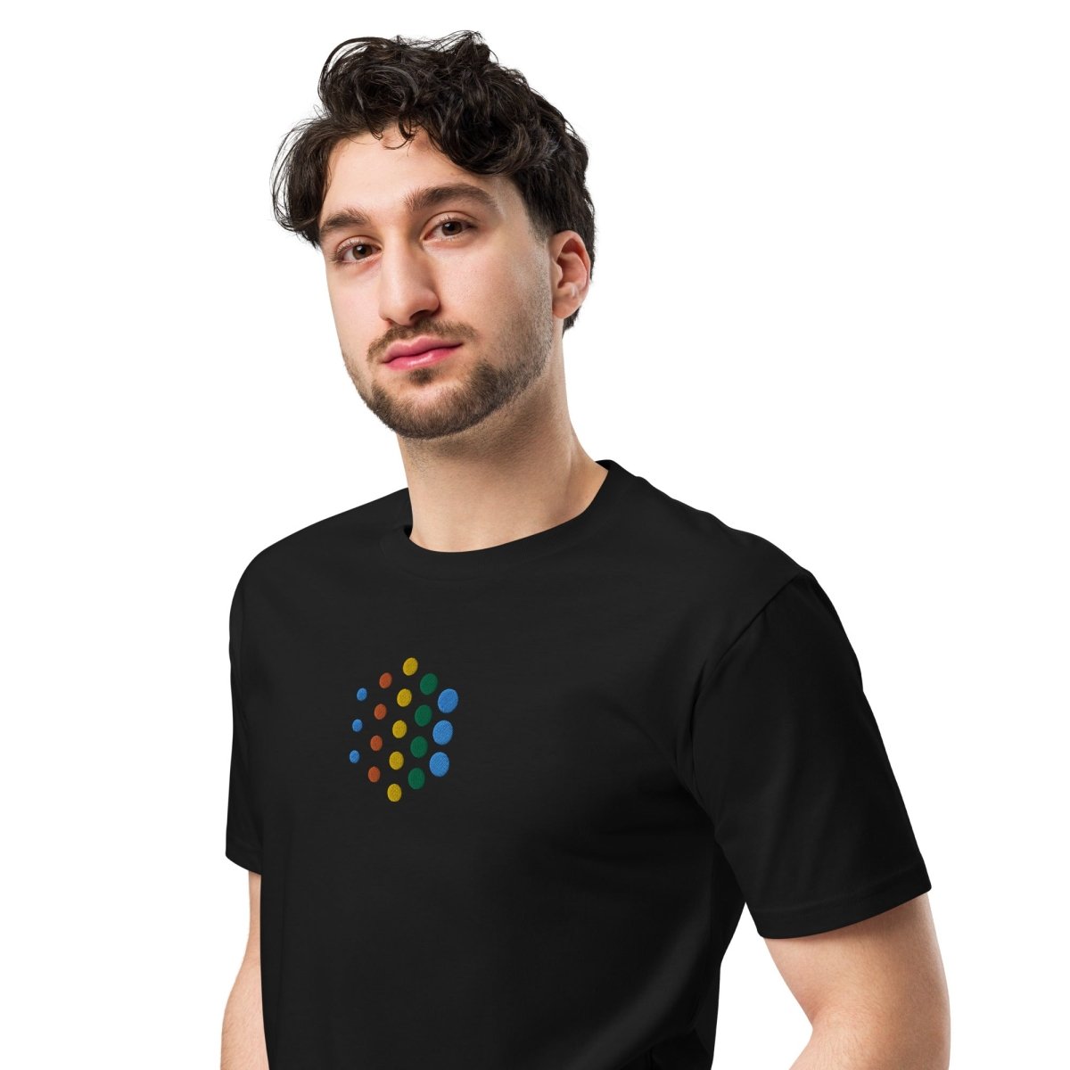 Premium Google AI Icon Embroidered T-Shirt (unisex) - AI Store