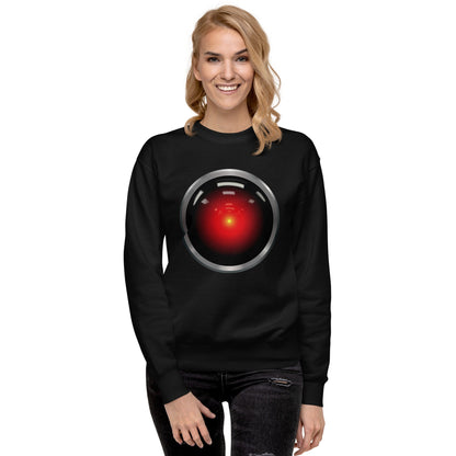 Image of the Premium HAL 9000 Sweatshirt (unisex).