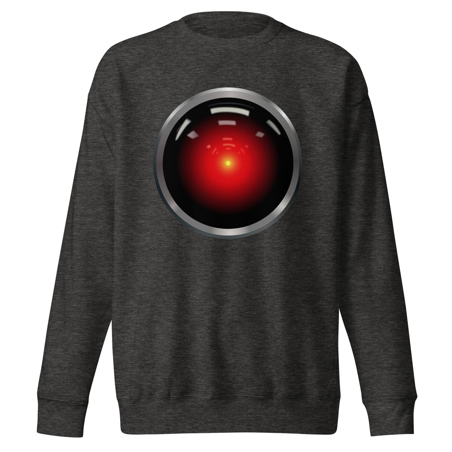 Image of the Premium HAL 9000 Sweatshirt (unisex) Charcoal Heather / M.