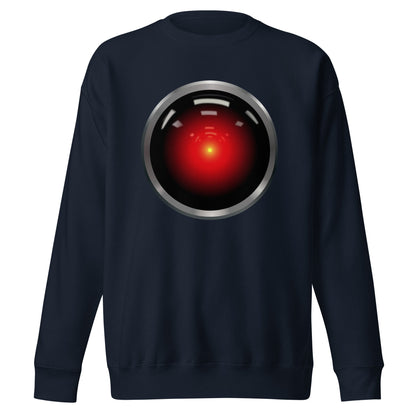 Image of the Premium HAL 9000 Sweatshirt (unisex) Navy Blazer / M.