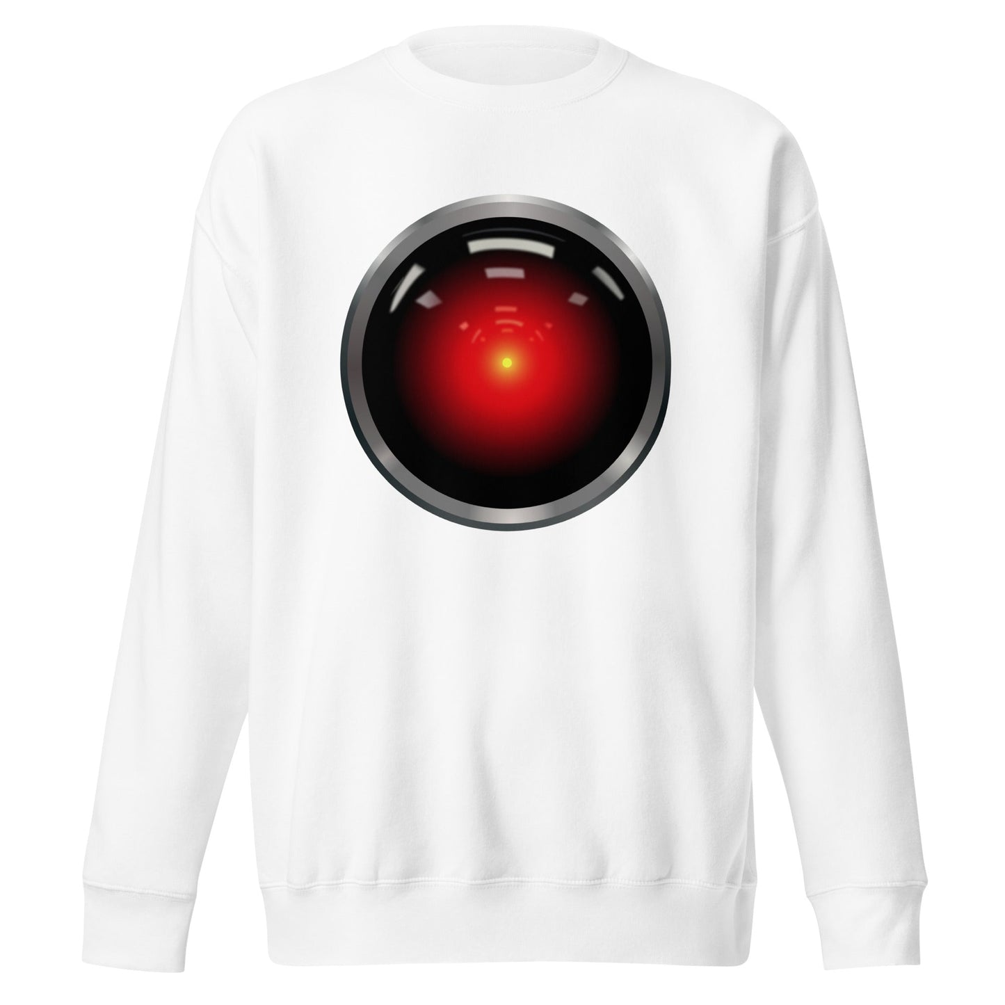 Image of the Premium HAL 9000 Sweatshirt (unisex) White / M.
