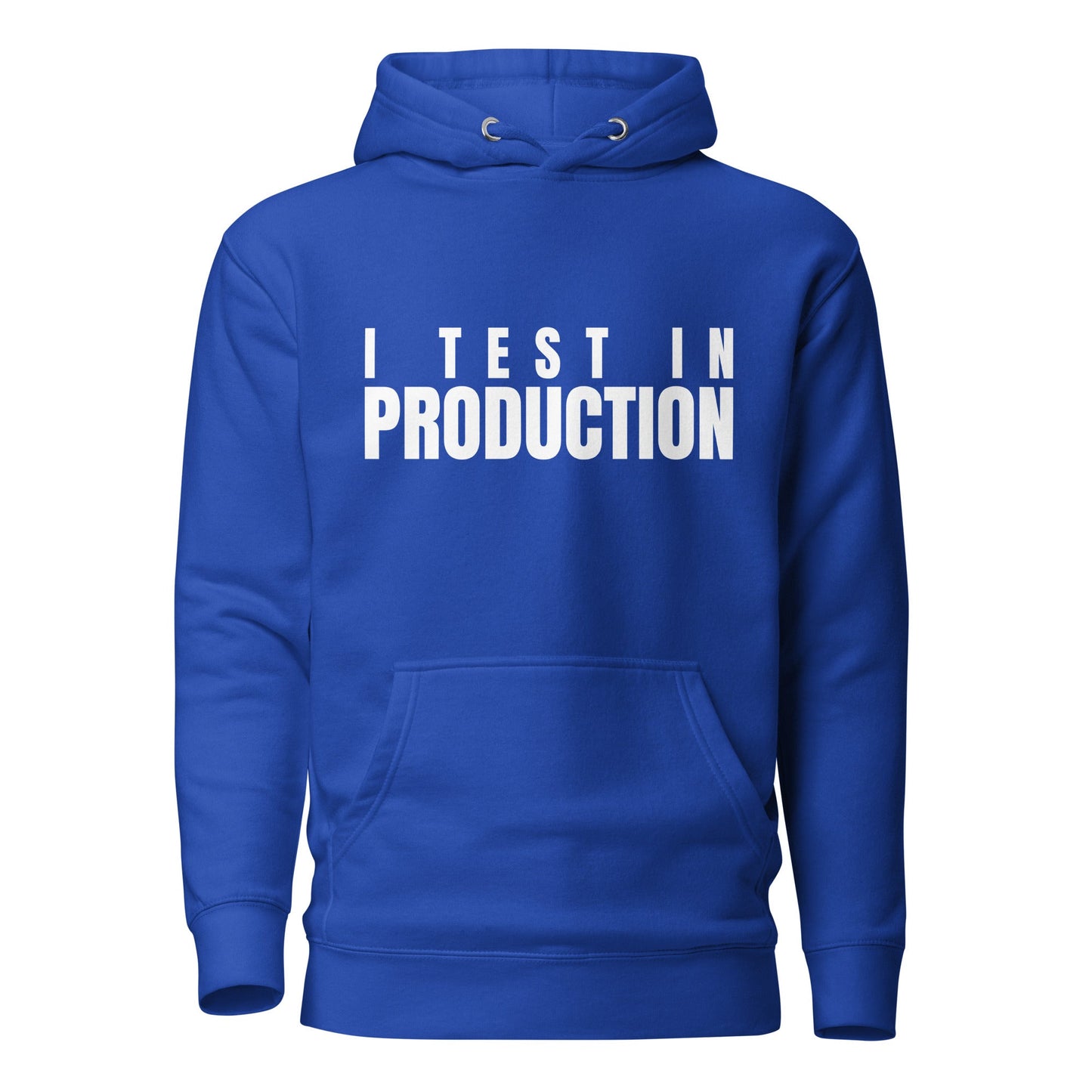 Image of the Premium I Test in Production Hoodie (unisex) Team Royal / M.