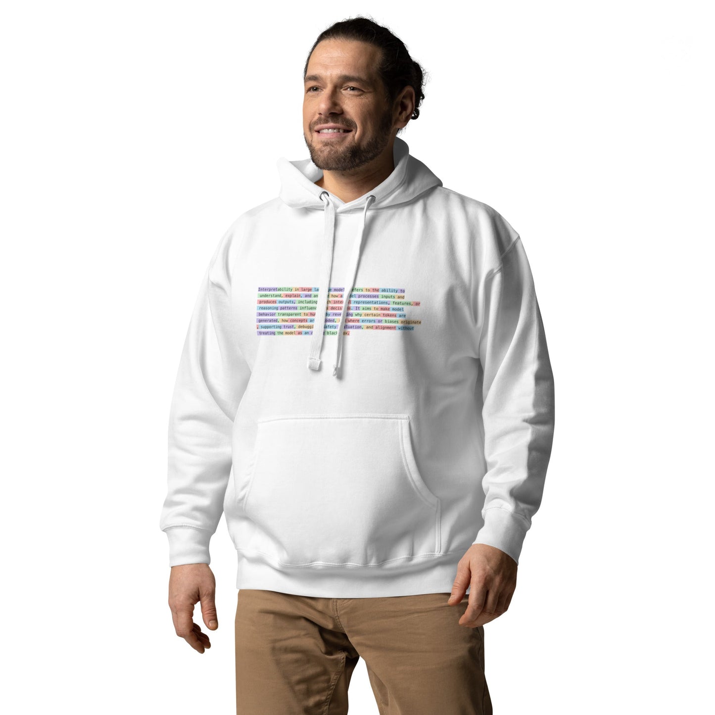 Image of the Premium Tokenized Definition of Interpretability Hoodie (unisex).