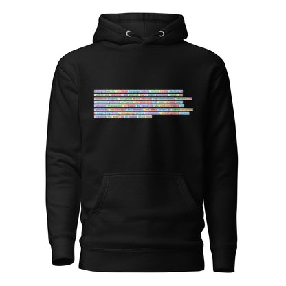 Image of the Premium Tokenized Definition of Interpretability Hoodie (unisex) Black / S.