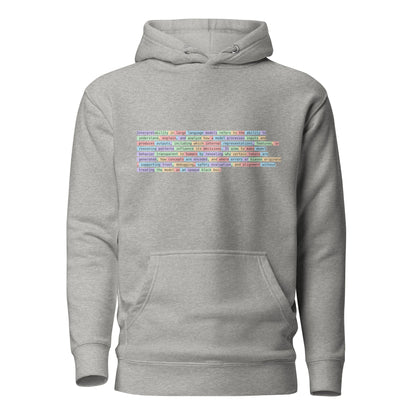 Image of the Premium Tokenized Definition of Interpretability Hoodie (unisex) Carbon Grey / M.