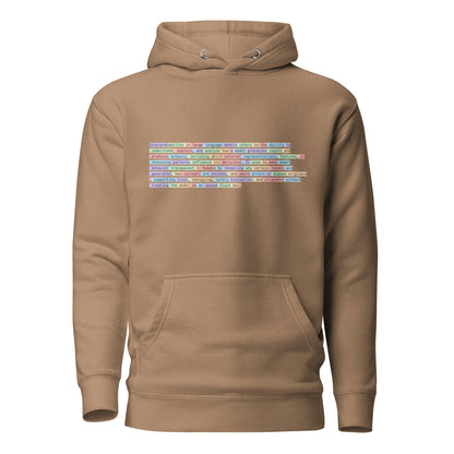 Image of the Premium Tokenized Definition of Interpretability Hoodie (unisex) Latte / S.