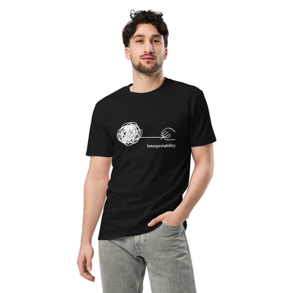 Image of the Premium Interpretability in White T-Shirt (unisex).