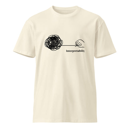 Image of the Premium Interpretability T-Shirt (unisex) Natural / M.
