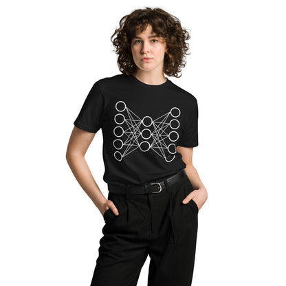 Mockup image of the Premium Neural Network T Shirt 9 (unisex).