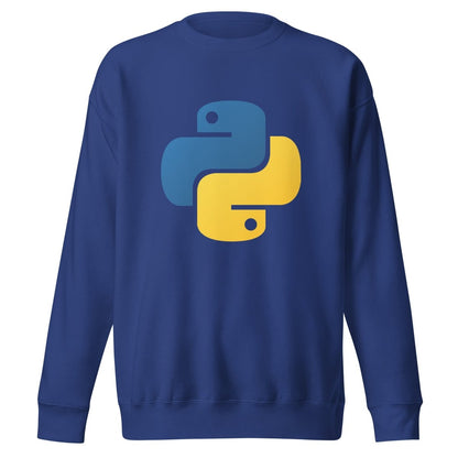 Image of the Premium Python Icon Sweatshirt (unisex) Team Royal / M.