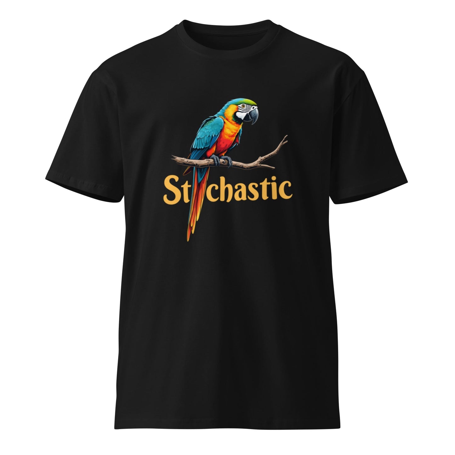 Image of the Premium Stochastic Parrot T-Shirt (unisex) Black / M.