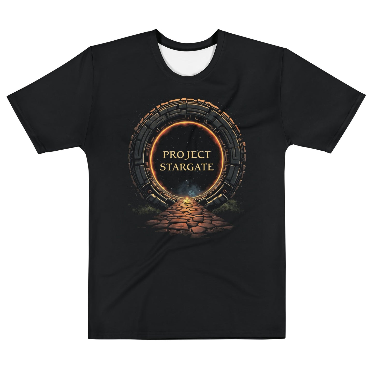 Product mockup photo of the Project Stargate T Shirt 2 (men) M.