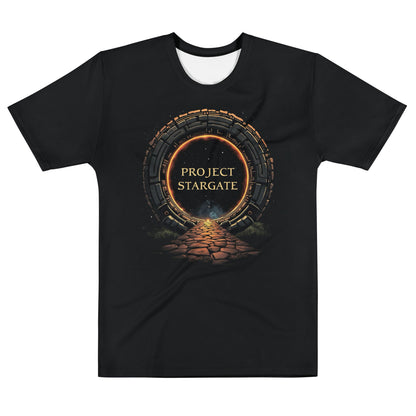 Product mockup photo of the Project Stargate T Shirt 2 (men) M.