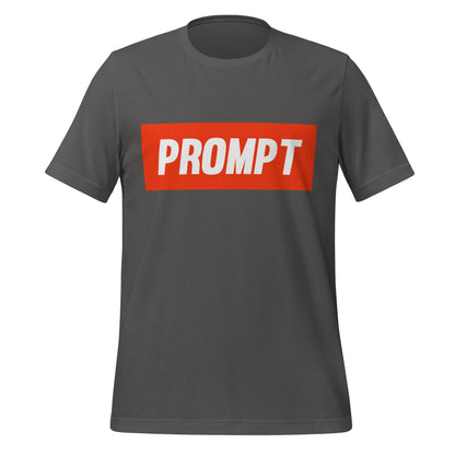 Product mockup photo of the PROMPT T Shirt (unisex) Asphalt / M.