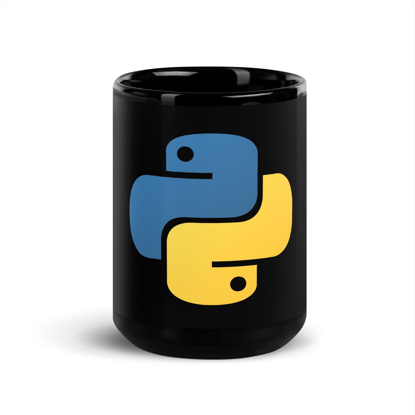 Image of the Python Black Glossy Mug 15 oz.