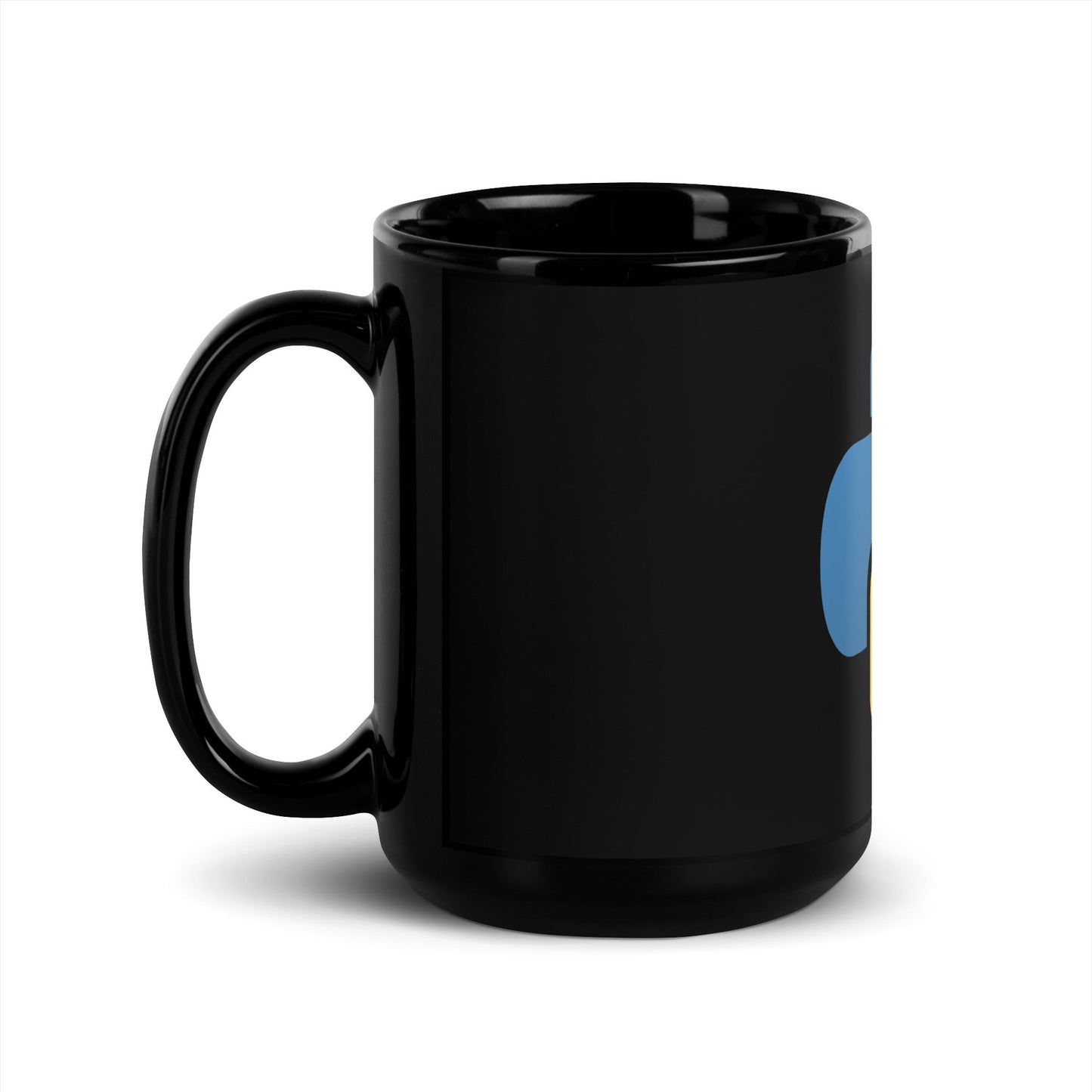 Image of the Python Black Glossy Mug.
