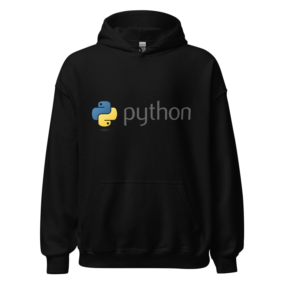 Image of the Python Dark Logo Hoodie (unisex) Black / M.
