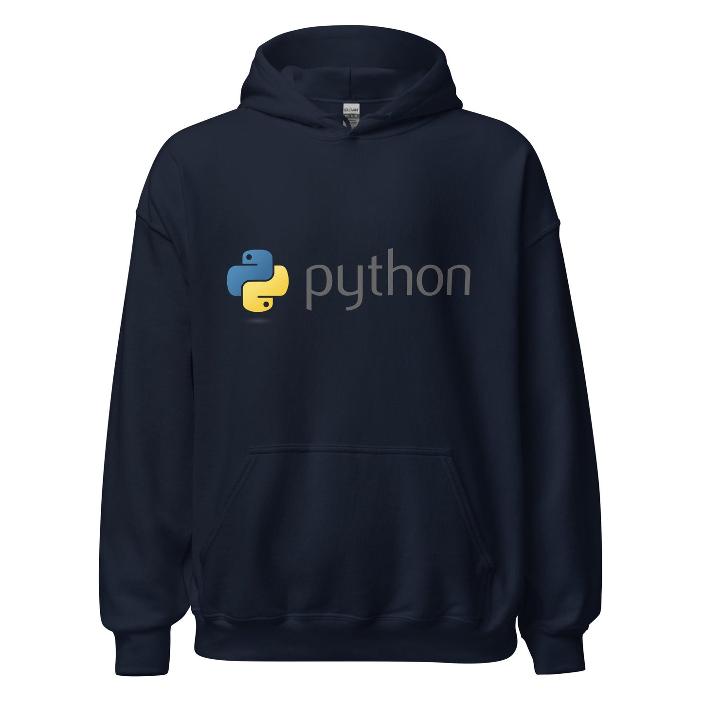 Image of the Python Dark Logo Hoodie (unisex) Navy / M.