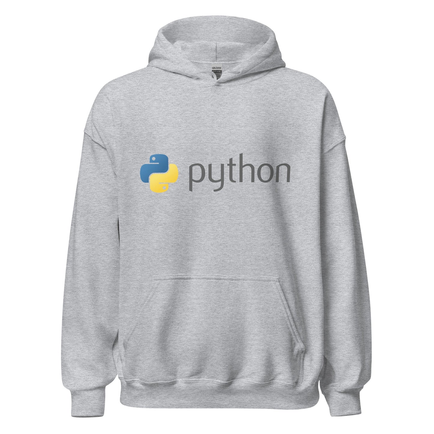 Image of the Python Dark Logo Hoodie (unisex) Sport Grey / M.