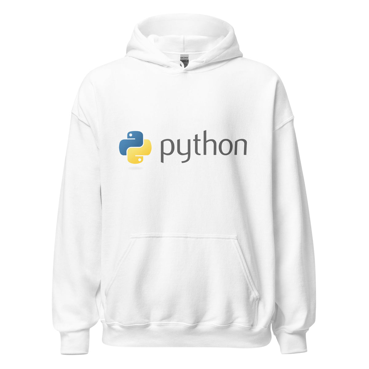 Image of the Python Dark Logo Hoodie (unisex) White / M.