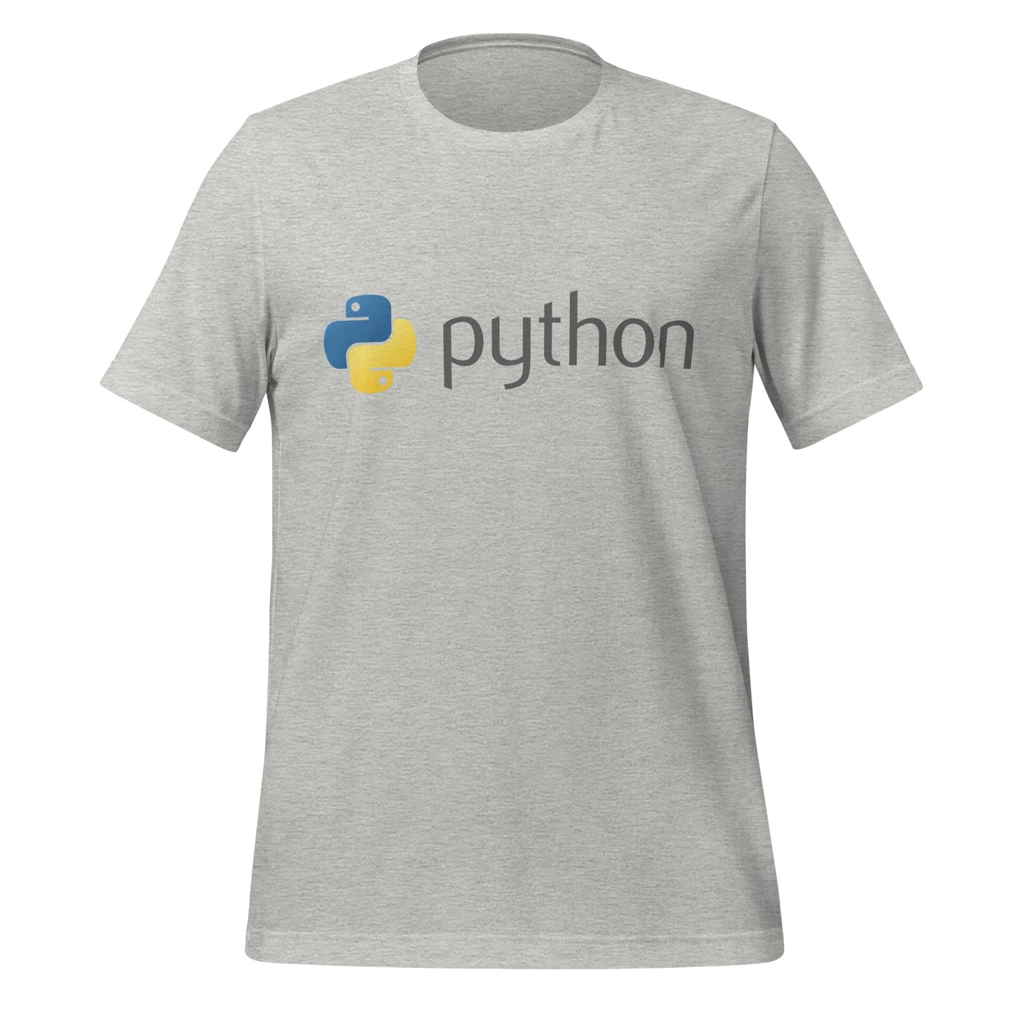 Image of the Python Dark Logo T-Shirt (unisex) Athletic Heather / M.