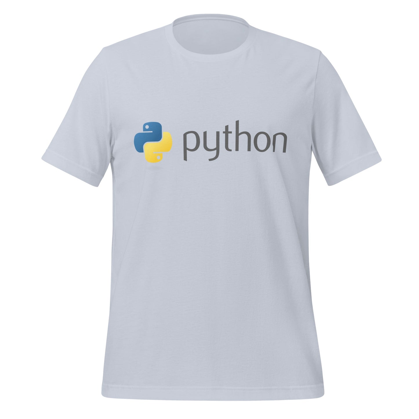 Image of the Python Dark Logo T-Shirt (unisex) Light Blue / M.