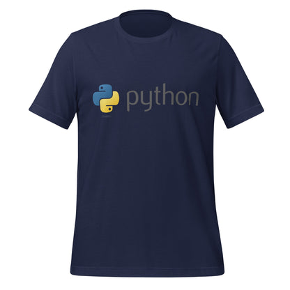 Image of the Python Dark Logo T-Shirt (unisex) Navy / M.