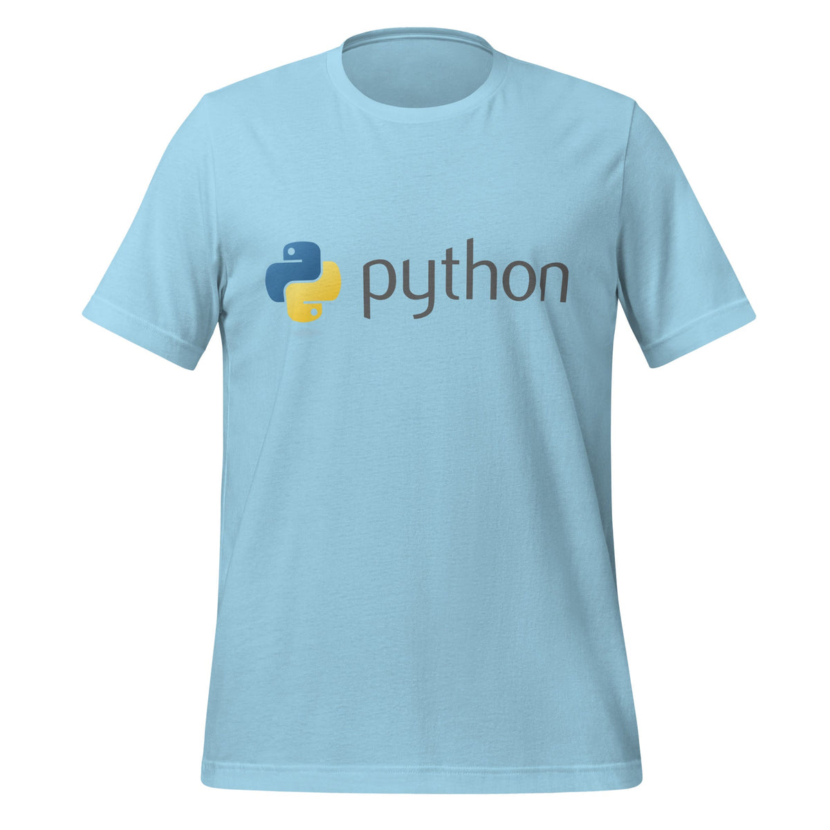 Image of the Python Dark Logo T-Shirt (unisex) Ocean Blue / M.