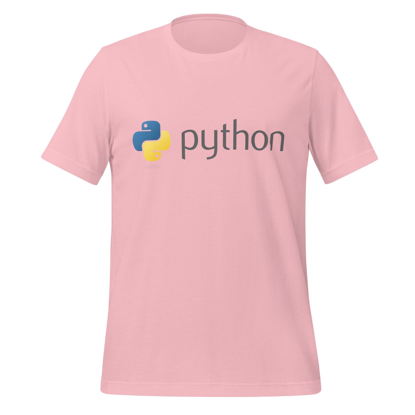 Image of the Python Dark Logo T-Shirt (unisex) Pink / M.
