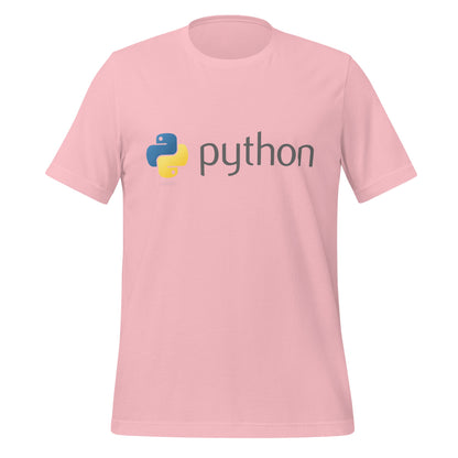 Image of the Python Dark Logo T-Shirt (unisex) Pink / M.
