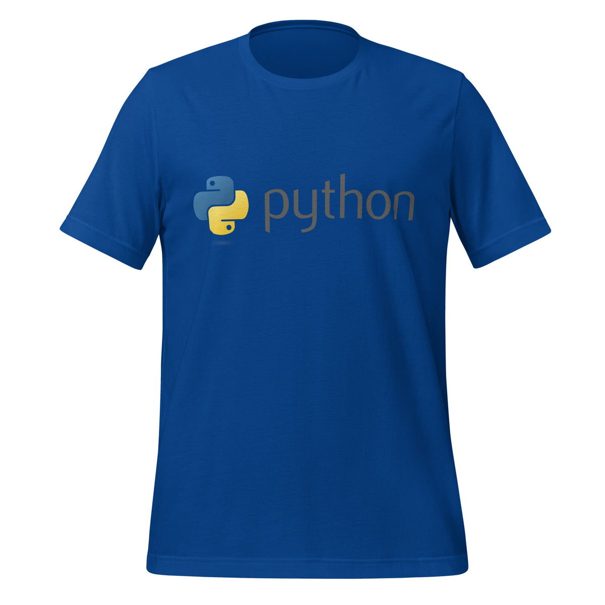Image of the Python Dark Logo T-Shirt (unisex) True Royal / M.