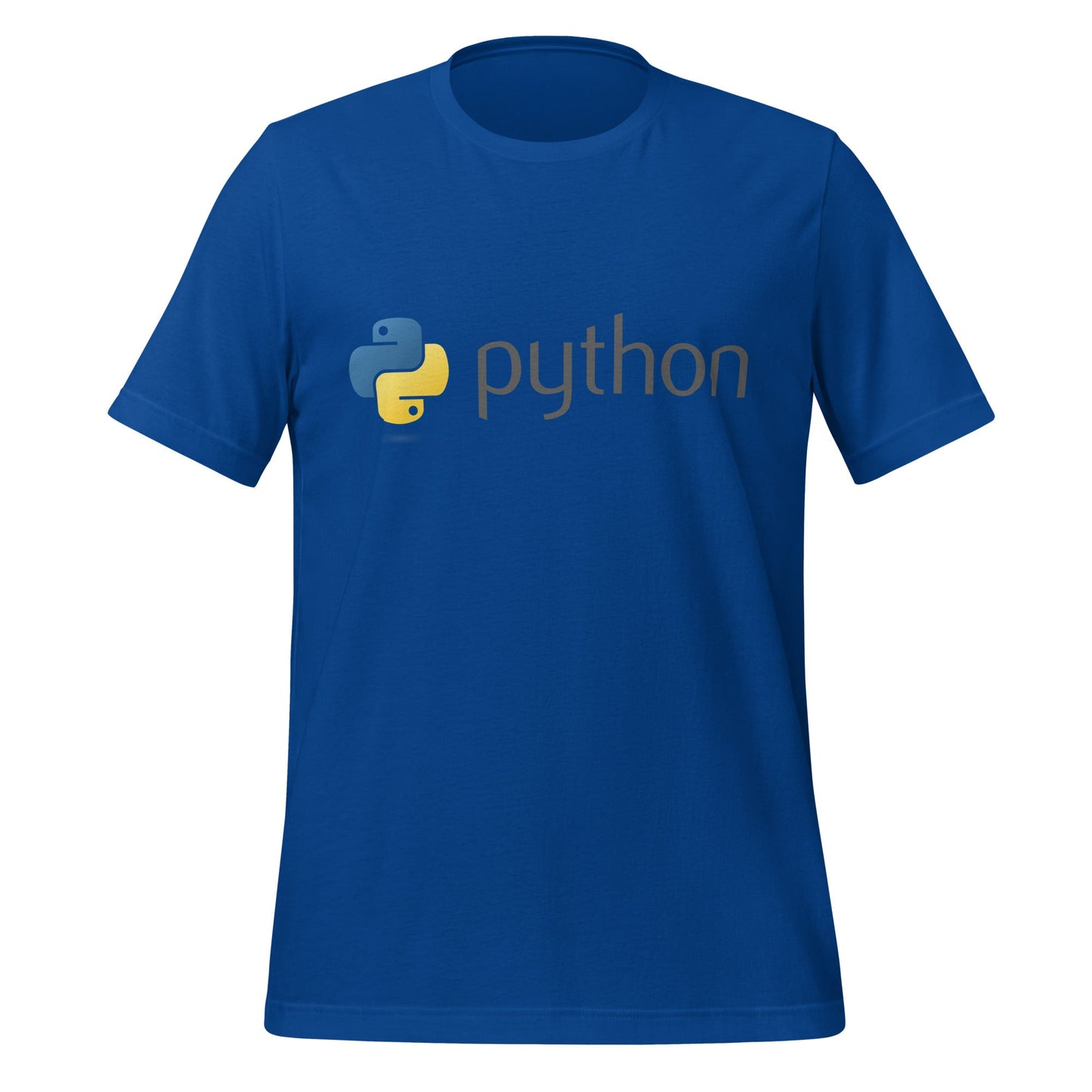 Image of the Python Dark Logo T-Shirt (unisex) True Royal / M.