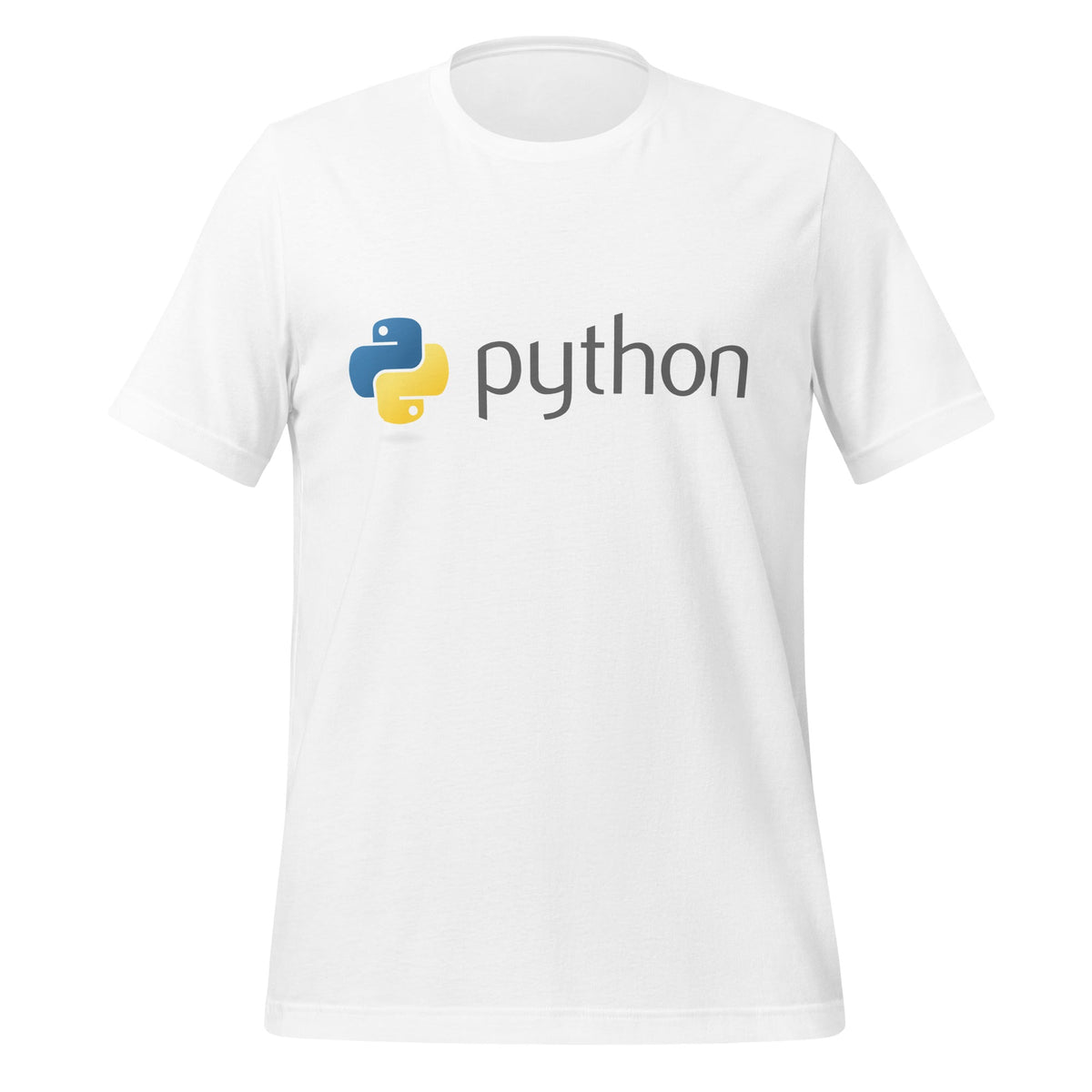 Image of the Python Dark Logo T-Shirt (unisex) White / M.