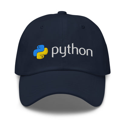 Image of the Python Logo Cap Navy.