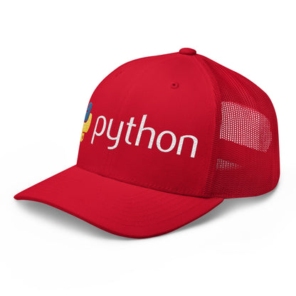 Image of the Python Logo Trucker Cap.