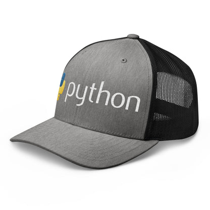Image of the Python Logo Trucker Cap.