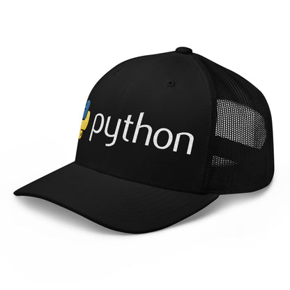 Image of the Python Logo Trucker Cap.