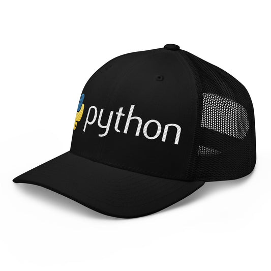 Image of the Python Logo Trucker Cap.