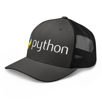 Image of the Python Logo Trucker Cap.
