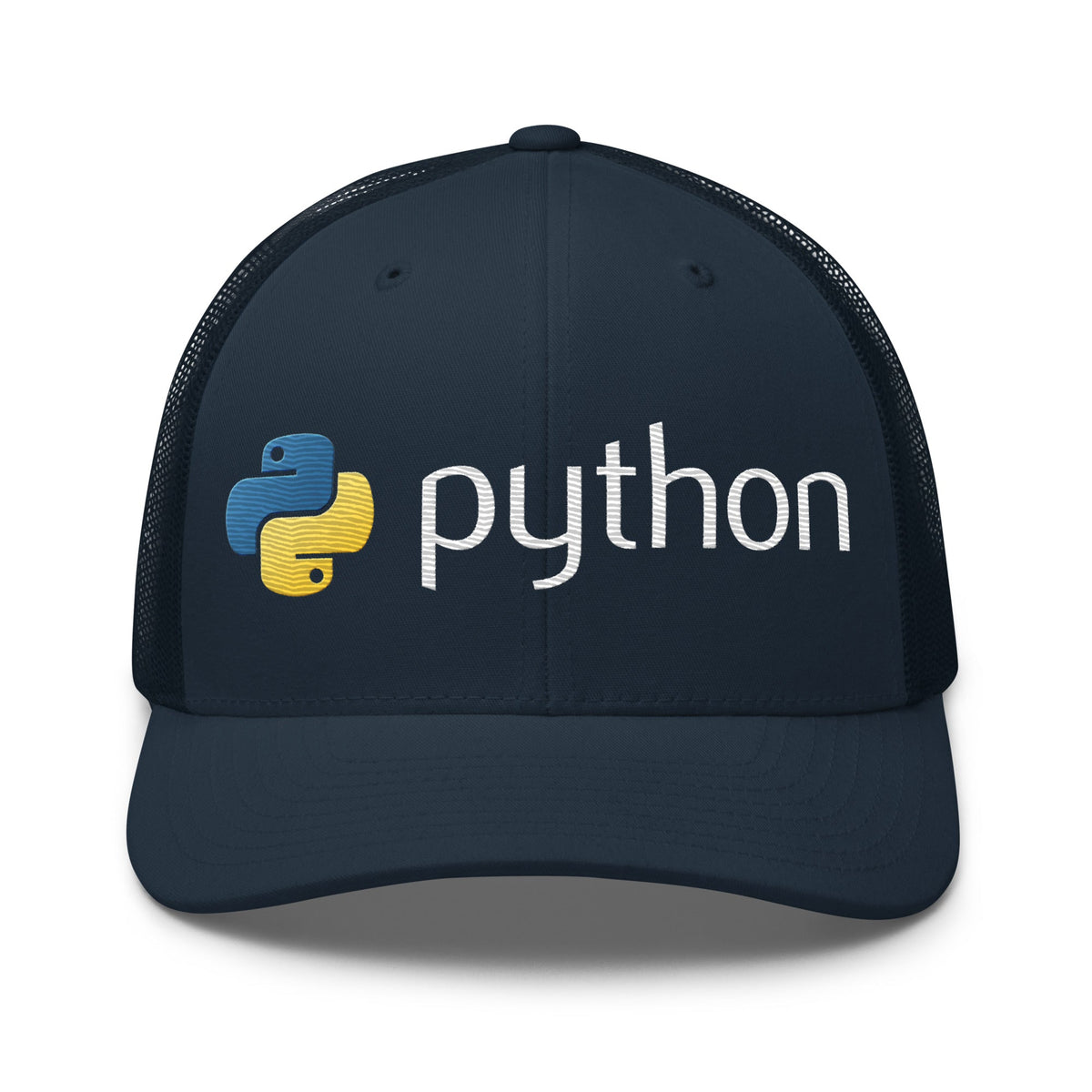 Image of the Python Logo Trucker Cap Navy.