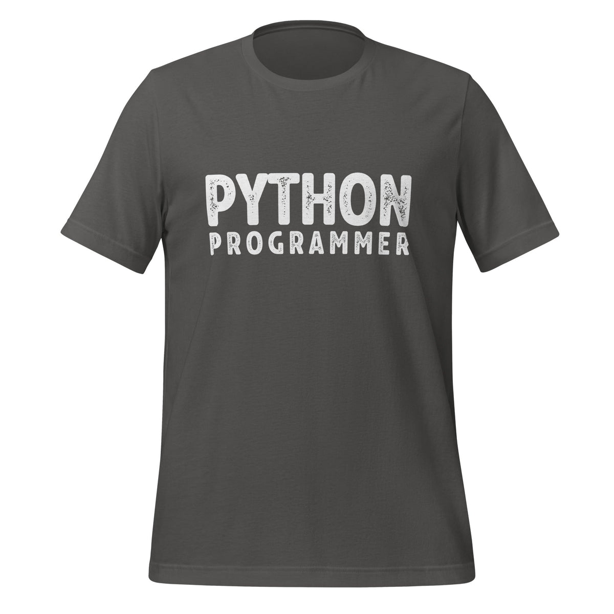 Image of the PYTHON PROGRAMMER T-Shirt (unisex) Asphalt / M.