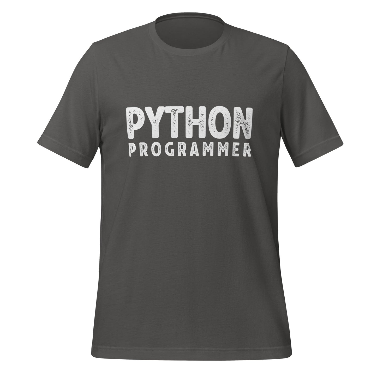 Image of the PYTHON PROGRAMMER T-Shirt (unisex) Asphalt / M.