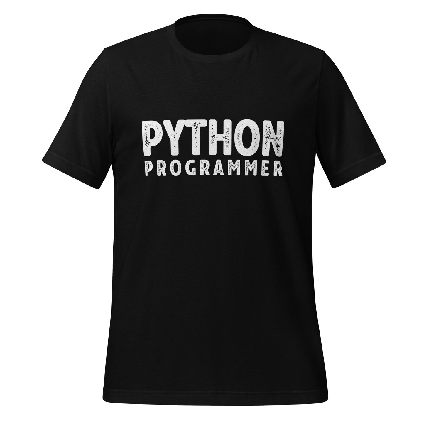 Image of the PYTHON PROGRAMMER T-Shirt (unisex) Black / M.