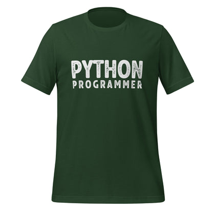 Image of the PYTHON PROGRAMMER T-Shirt (unisex) Forest / M.