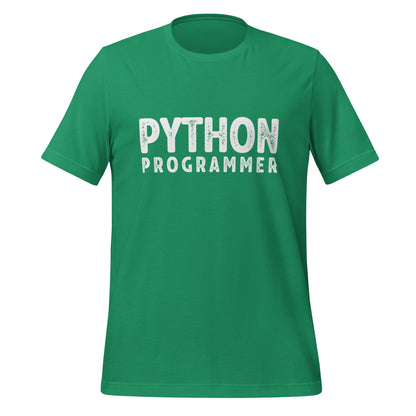 Image of the PYTHON PROGRAMMER T-Shirt (unisex) Kelly / M.