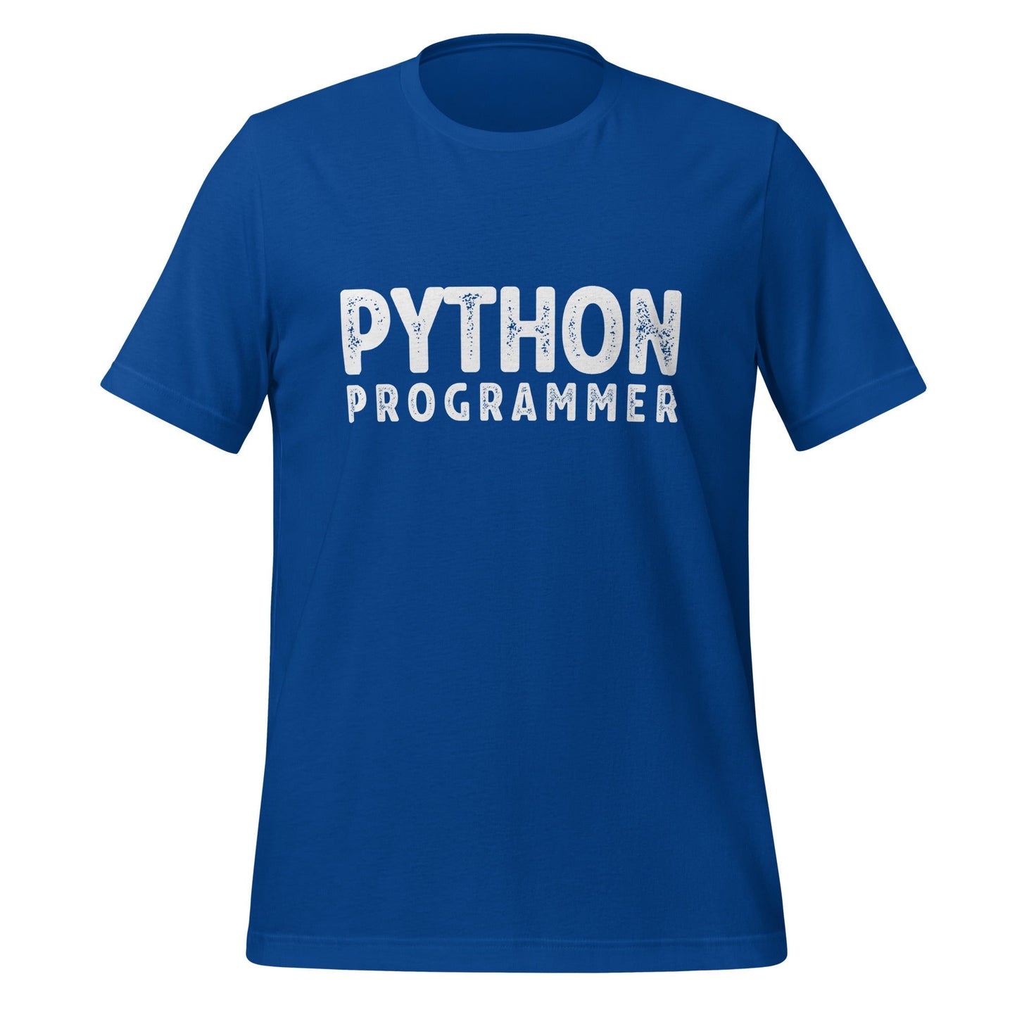 Image of the PYTHON PROGRAMMER T-Shirt (unisex) True Royal / M.