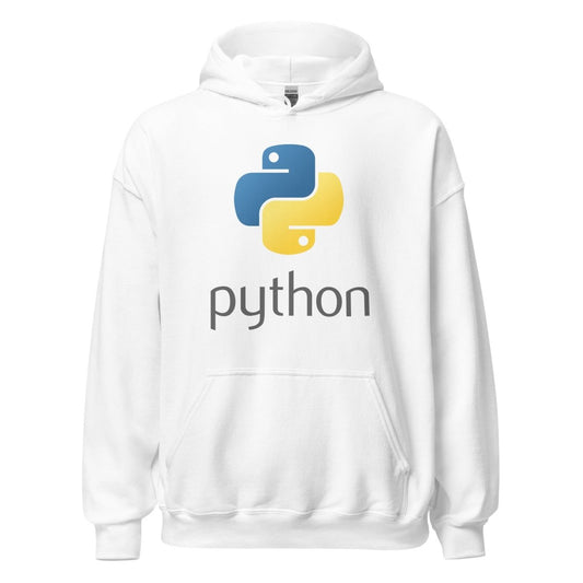 Python Stacked Logo Hoodie (unisex) - AI Store