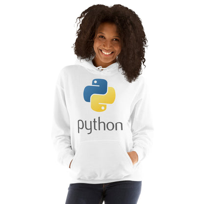 Image of the Python Stacked Logo Hoodie (unisex).