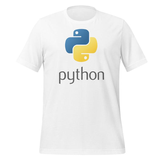 Python Stacked Logo T-Shirt (unisex) - AI Store