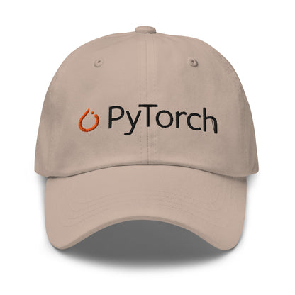 Image of the PyTorch Black Logo Cap Stone.